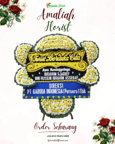 Papan Bunga Duka di Rejowinangun