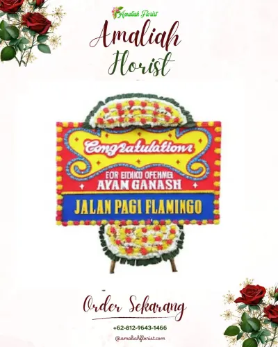 Bunga Papan Congratulation di Rejowinangun
